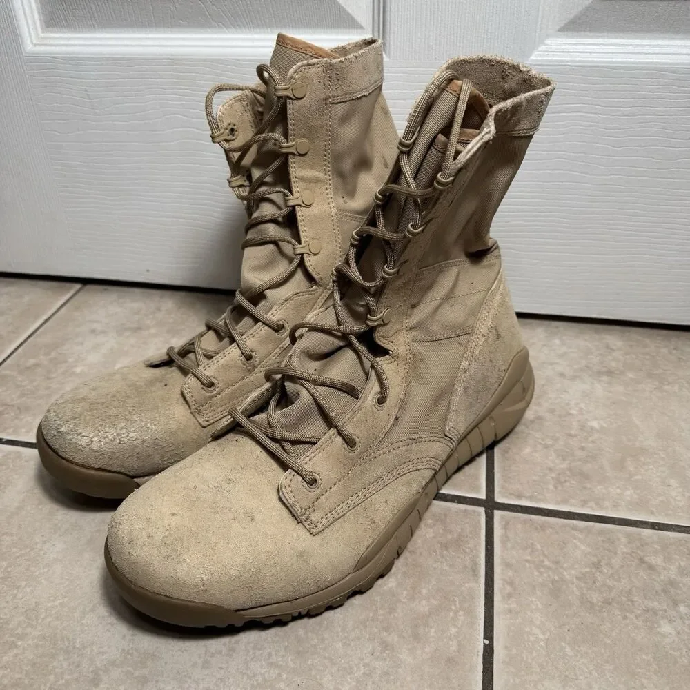 Nike SFB 8 Inch Field Boot British Khaki Desert Military Combat 12.5 329798-221
